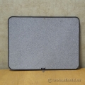 Grey 24 x 18 Cork Bulletin Board with Plastic Frame